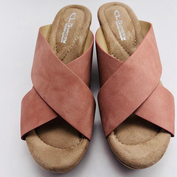 CL by Laundry Women's Dream Day Smooth Espadrille Wedge Sandal, Size 8.5 EUR 39 - Picture 6 of 10